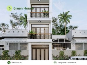 Các mẫu sơn mặt tiền nhà ống đẹp mắt, ấn tượng