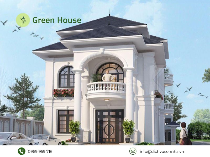 Tổng hợp các mẫu sơn nhà màu trắng sứ đẹp và sang trọng