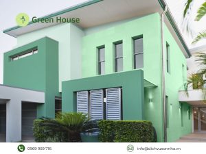 Top 20+ mẫu sơn nhà màu xanh ngọc đẹp