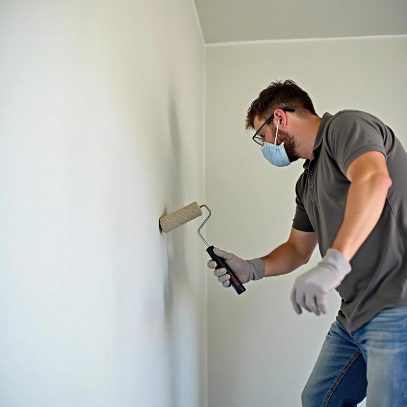 Hình ảnh thi công sơn Boss chuyên nghiệp, đảm bảo chất lượng công trình bền đẹp