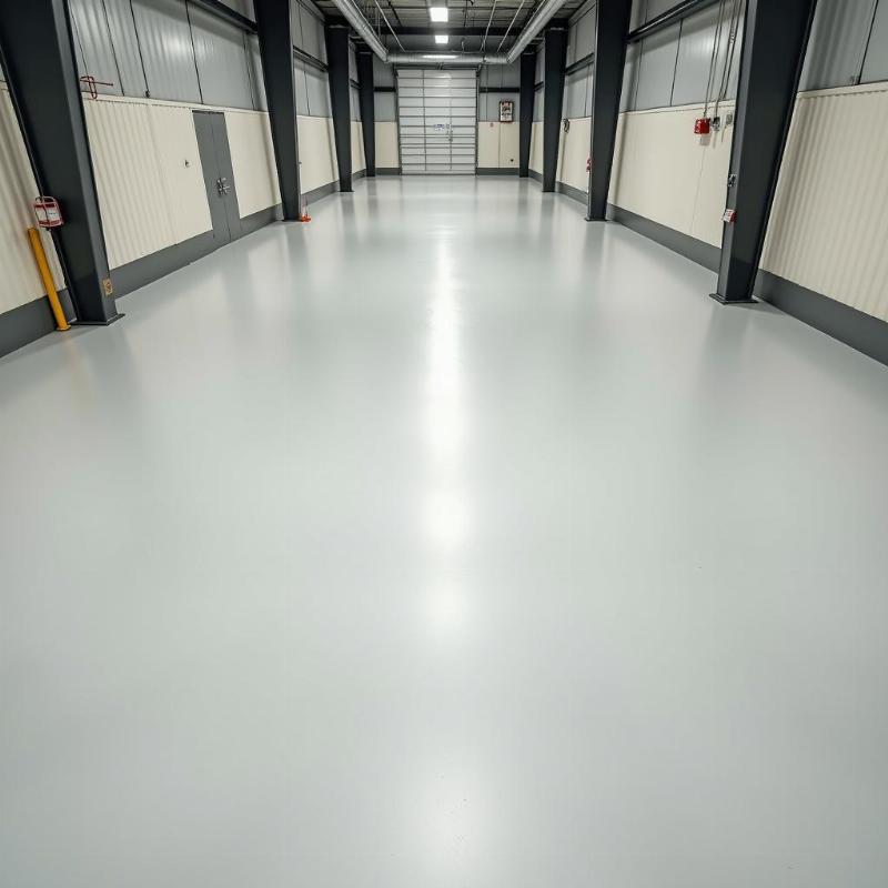 Sàn epoxy công nghiệp bền đẹp, chống chịu lực, hóa chất