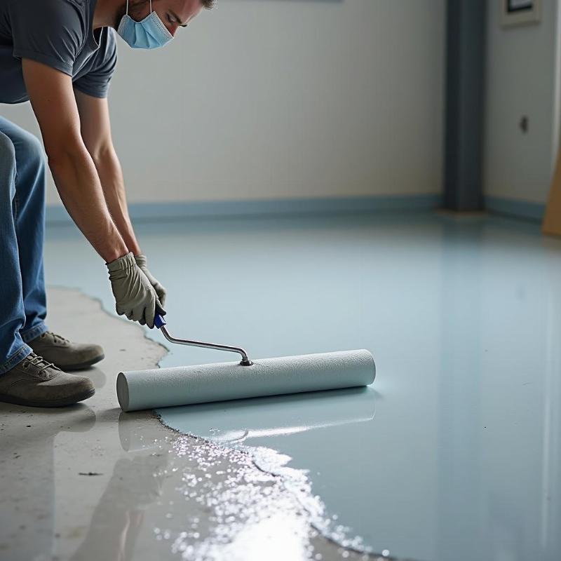 Quy trình thi công sơn epoxy chuyên nghiệp đảm bảo chất lượng