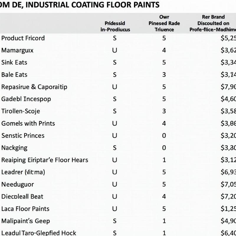 Bảng giá chi tiết các loại sơn công nghiệp và sàn thuộc hệ thống Giá Súng Sơn Tĩnh Điện