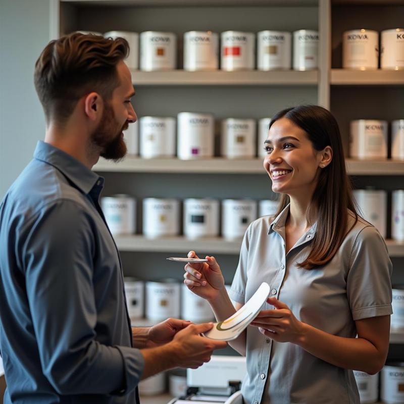 Chuyên gia Green House tư vấn chọn loại và tính toán giá sơn chống cháy Kova chính xác