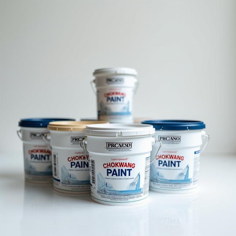 Hình ảnh minh họa thùng sơn Chokwang chất lượng cao, bền màu cho công trình dân dụng và công nghiệp.