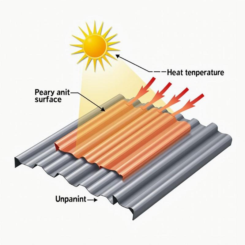 Lợi ích của việc sử dụng sơn chống nóng cho mái tôn nhà xưởng, giúp giảm nhiệt hiệu quả