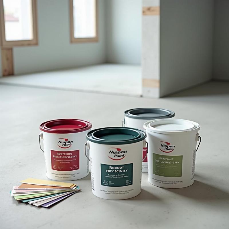 Các loại sơn Nippon chất lượng cao, đa dạng màu sắc cho công trình dân dụng và công nghiệp.