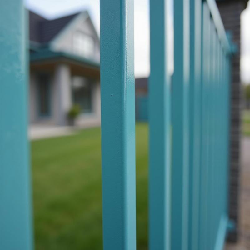 Hình ảnh sơn sắt thép Dulux trên cổng, hàng rào giúp chống rỉ, bền màu và đẹp mắt