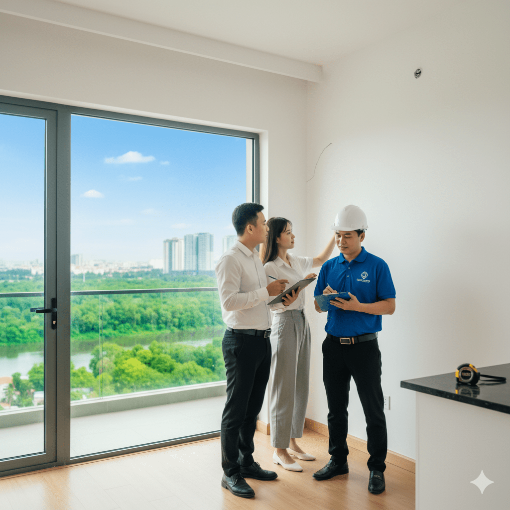 Chuẩn bị cho ngôi nhà mới: Những hạng mục nội thất cần làm sau khi nhận bàn giao Happy One Mori Lái Thiêu 1 Nghiệm thu kỹ lưỡng tình trạng bàn giao