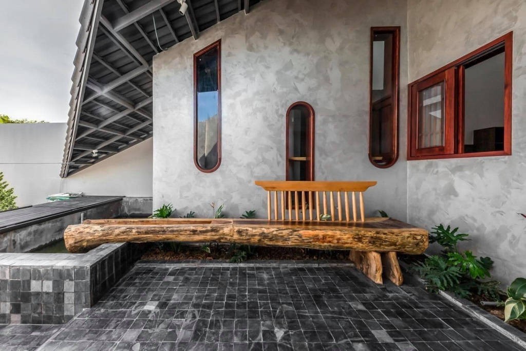 sơn vân lụa màu be ấm cúng cho phòng ngủ