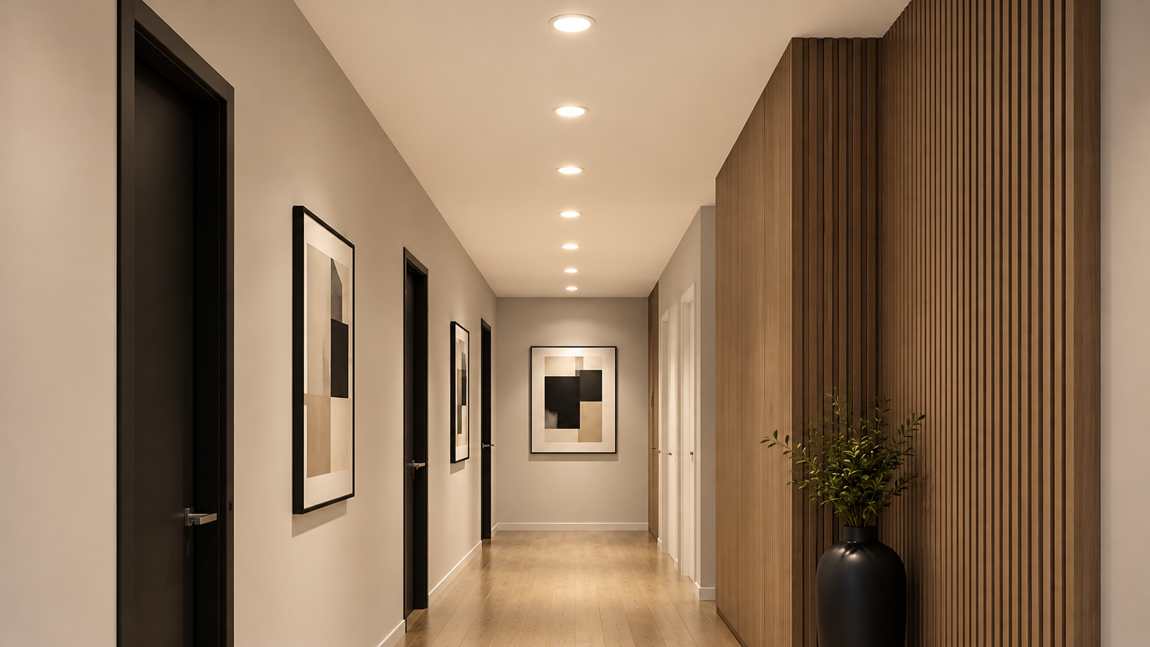 Mẫu đèn LED âm trần thạch cao hiện đại và cao cấp